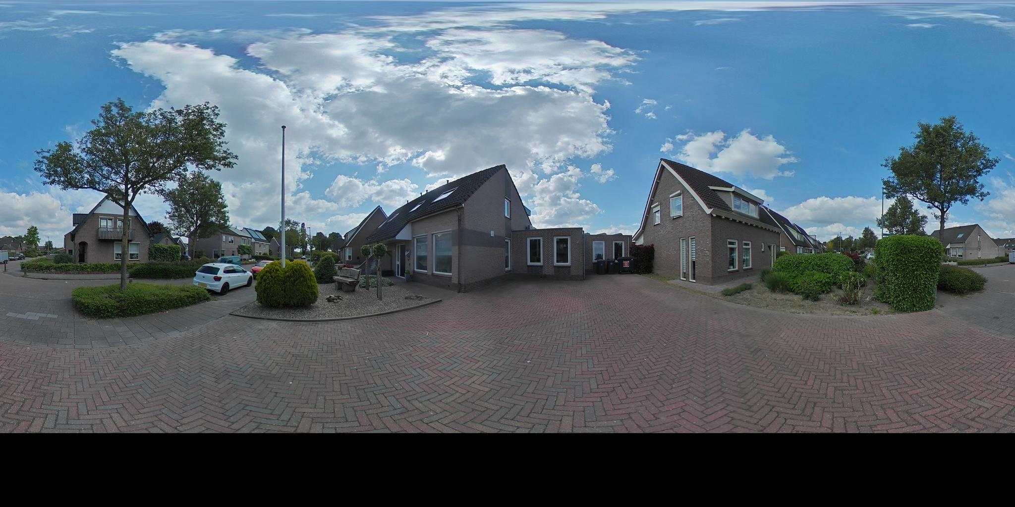Vooraanzicht woning